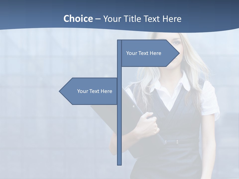 Fit Woman Joy PowerPoint Template