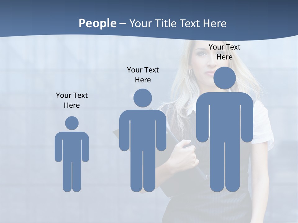 Fit Woman Joy PowerPoint Template