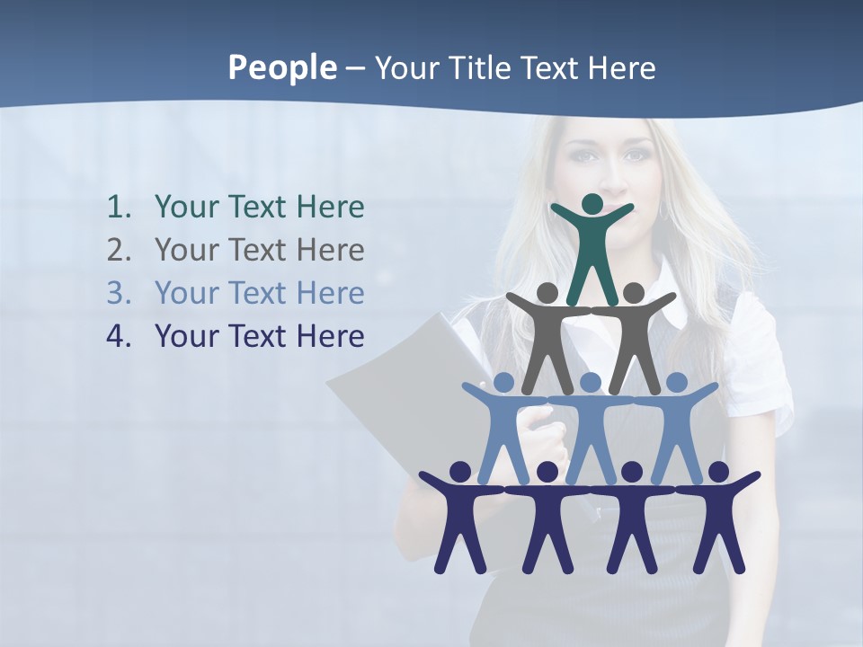 Fit Woman Joy PowerPoint Template