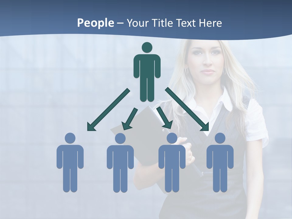 Fit Woman Joy PowerPoint Template