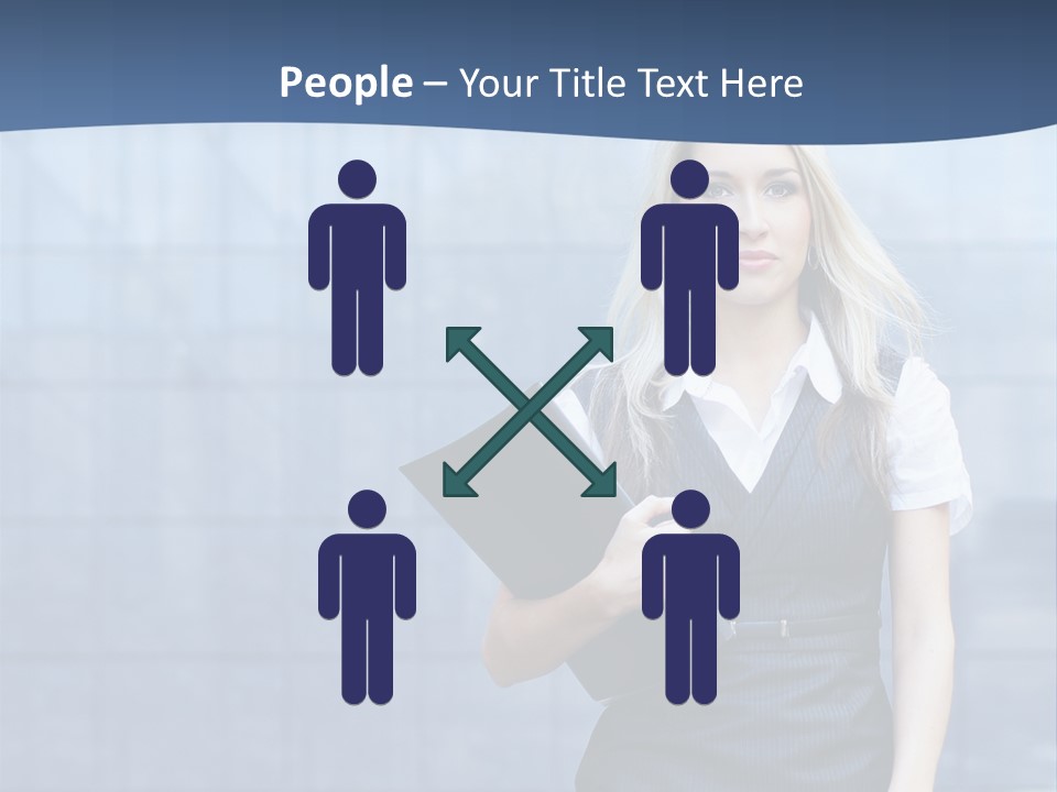 Fit Woman Joy PowerPoint Template