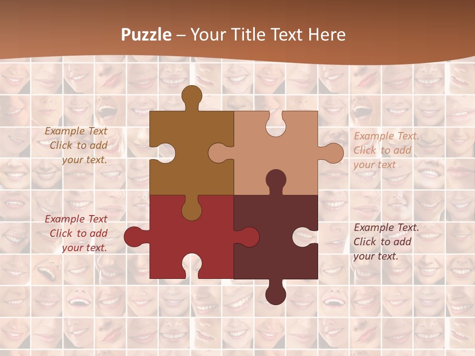 Composition Makeup Happy PowerPoint Template