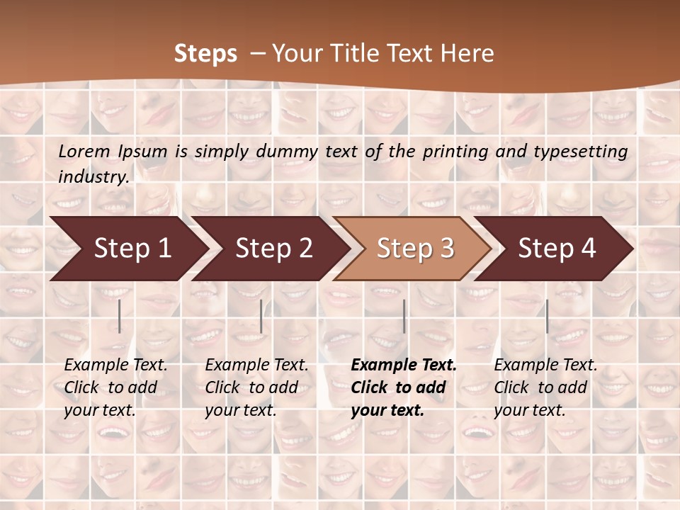 Composition Makeup Happy PowerPoint Template