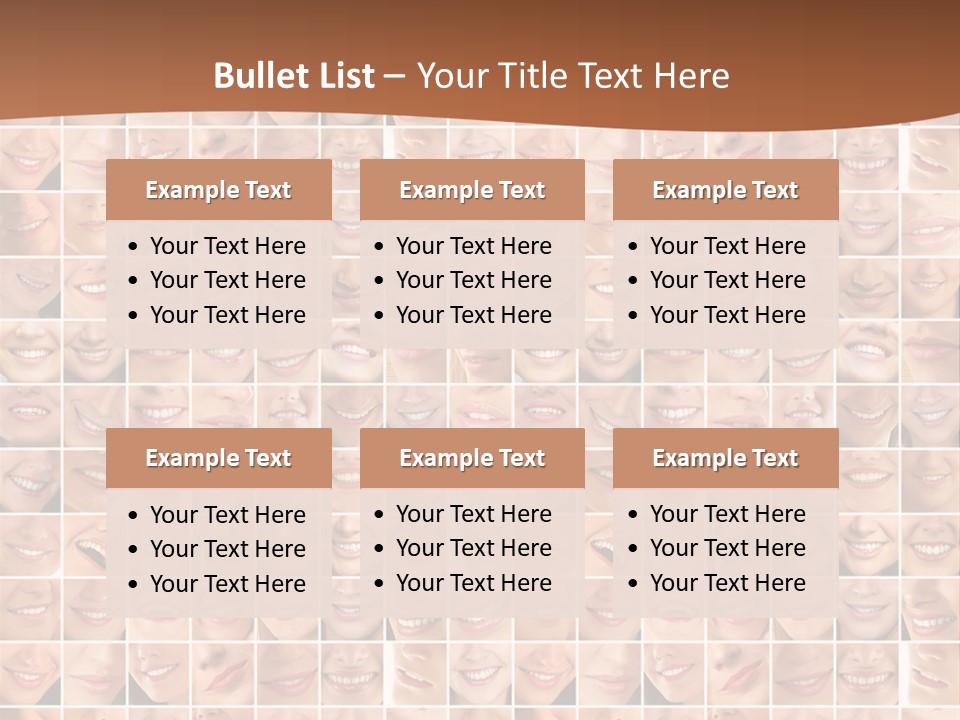 Composition Makeup Happy PowerPoint Template