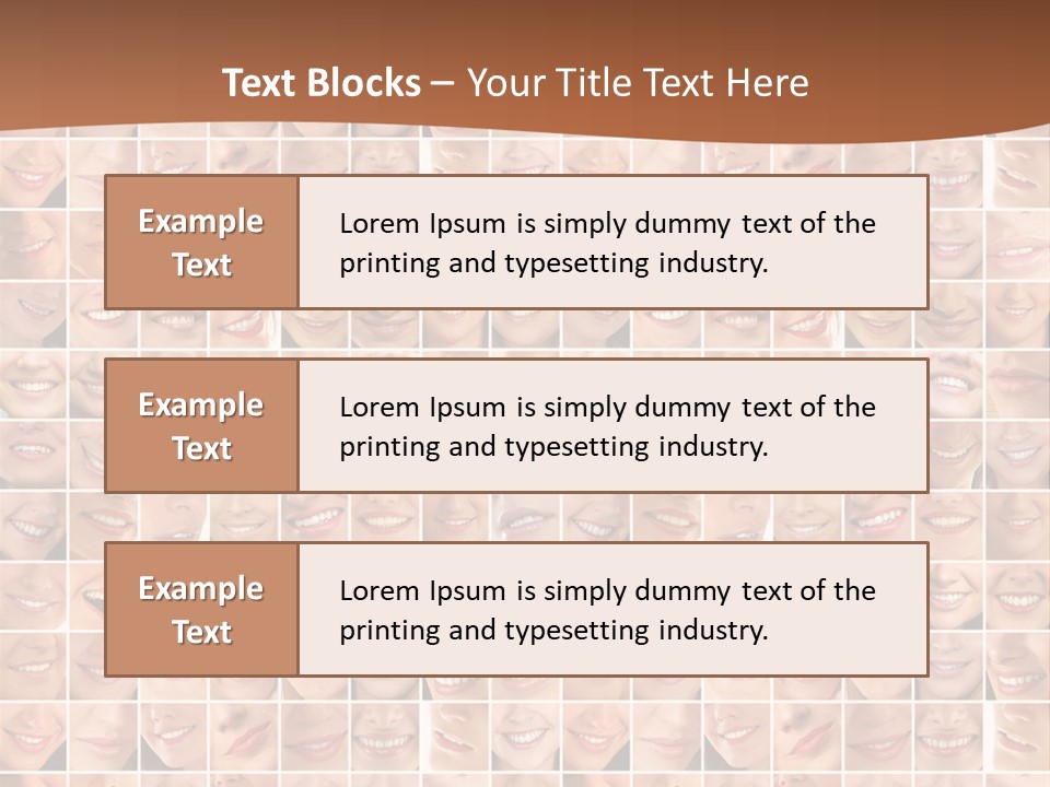 Composition Makeup Happy PowerPoint Template