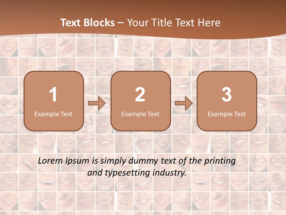 Composition Makeup Happy PowerPoint Template