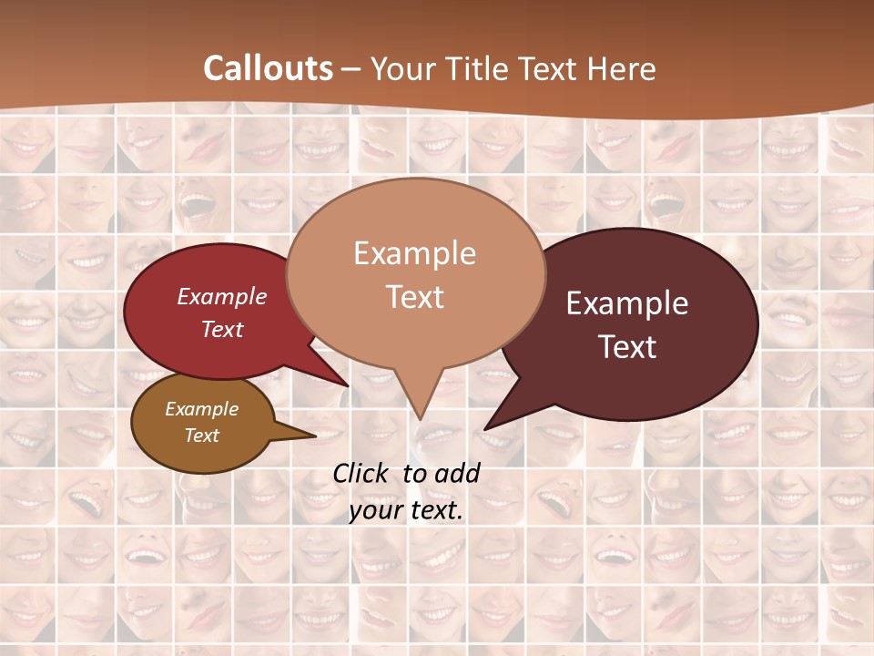 Composition Makeup Happy PowerPoint Template