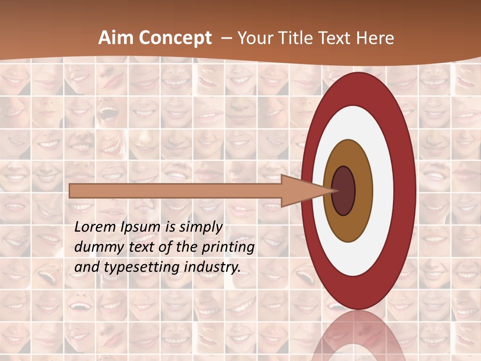 Composition Makeup Happy PowerPoint Template