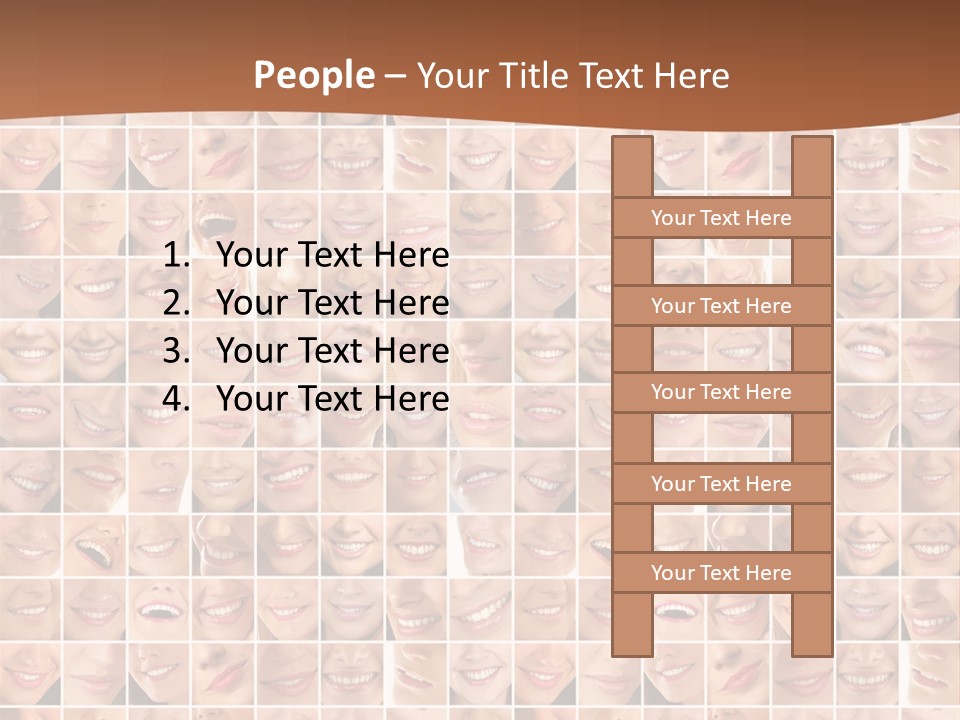 Composition Makeup Happy PowerPoint Template