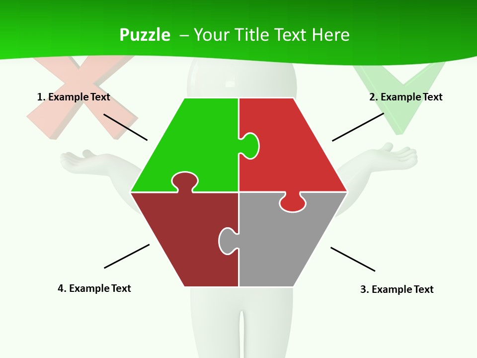 Vote Figure Poll PowerPoint Template