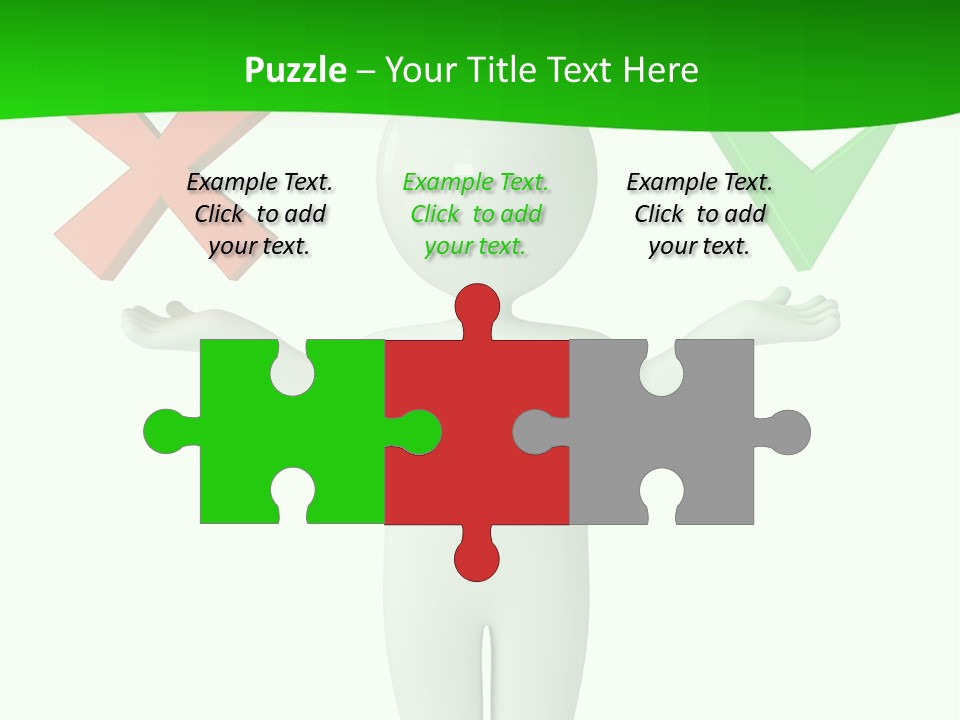 Vote Figure Poll PowerPoint Template