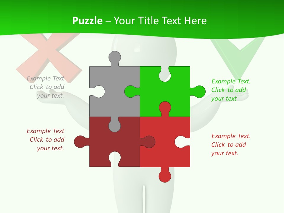 Vote Figure Poll PowerPoint Template