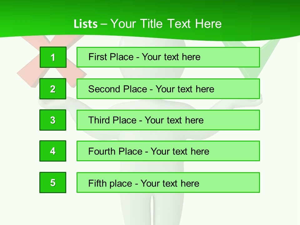 Vote Figure Poll PowerPoint Template