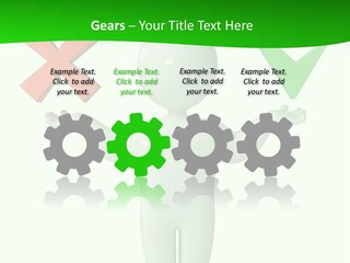 Vote Figure Poll PowerPoint Template