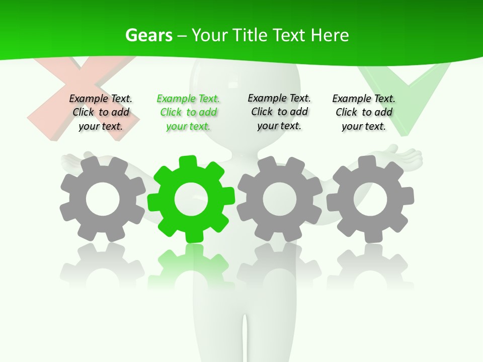Vote Figure Poll PowerPoint Template