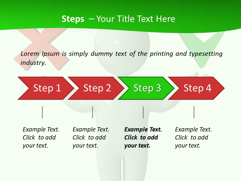 Vote Figure Poll PowerPoint Template