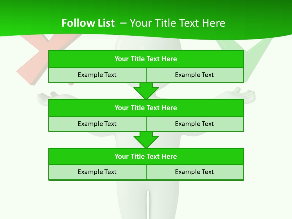 Vote Figure Poll PowerPoint Template