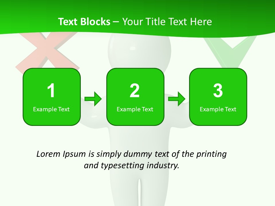 Vote Figure Poll PowerPoint Template