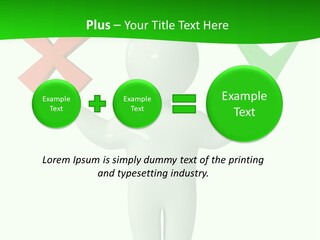 Vote Figure Poll PowerPoint Template