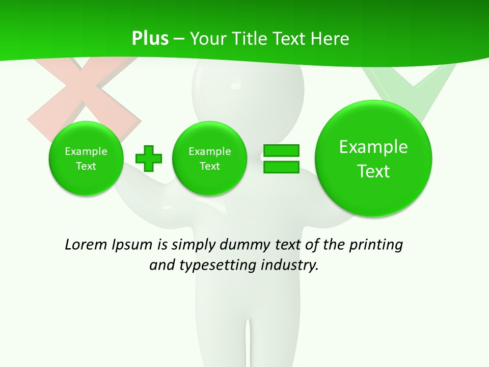 Vote Figure Poll PowerPoint Template