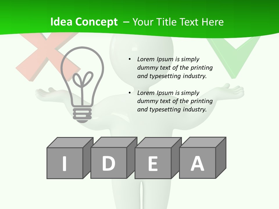 Vote Figure Poll PowerPoint Template