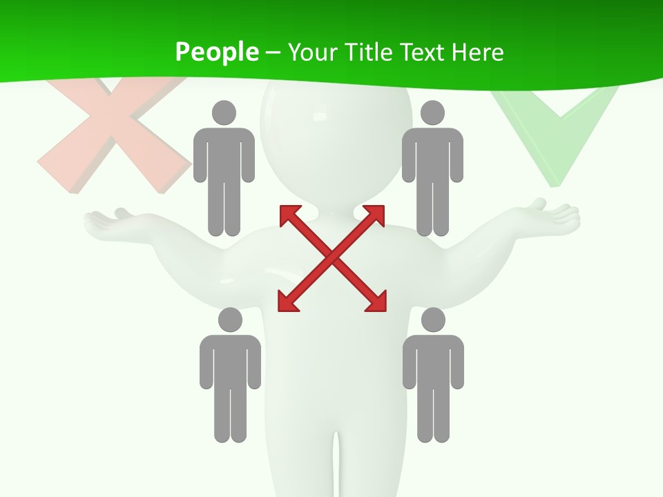 Vote Figure Poll PowerPoint Template