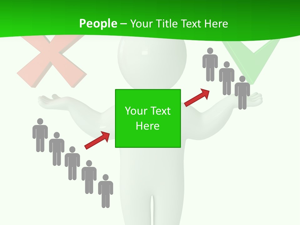 Vote Figure Poll PowerPoint Template