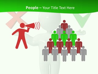Vote Figure Poll PowerPoint Template