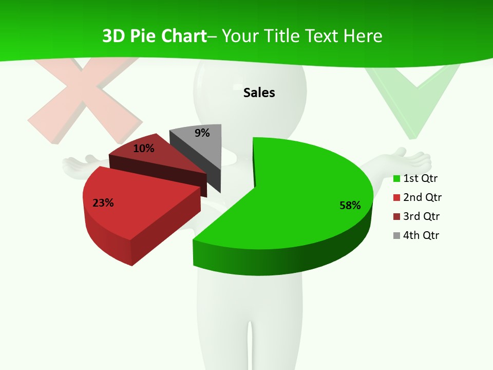 Vote Figure Poll PowerPoint Template