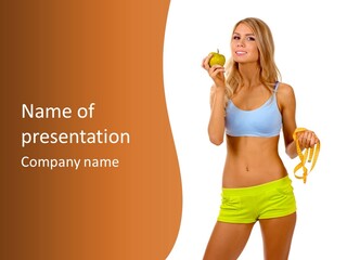 Lose Fitness Workout PowerPoint Template