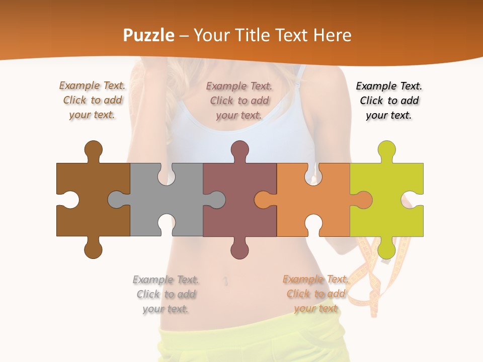 Lose Fitness Workout PowerPoint Template
