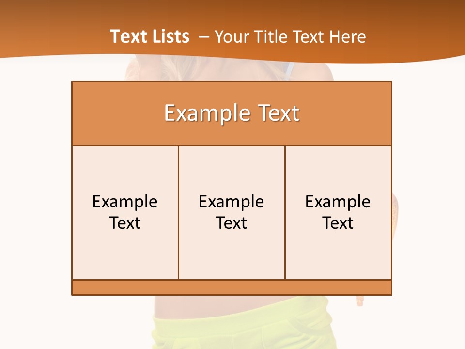 Lose Fitness Workout PowerPoint Template