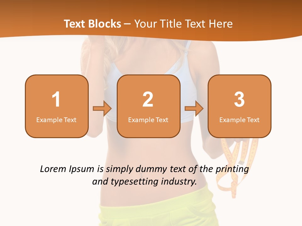 Lose Fitness Workout PowerPoint Template