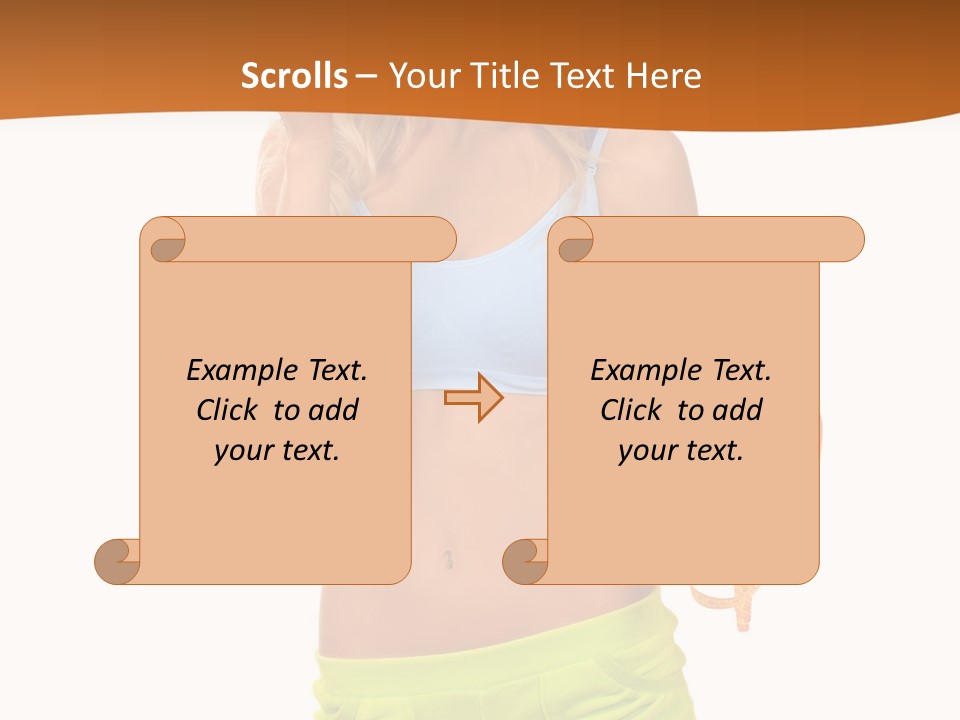 Lose Fitness Workout PowerPoint Template