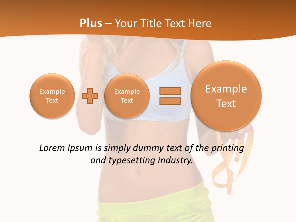 Lose Fitness Workout PowerPoint Template