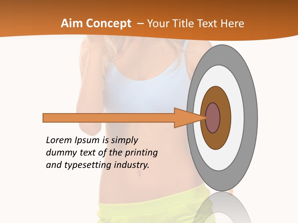 Lose Fitness Workout PowerPoint Template