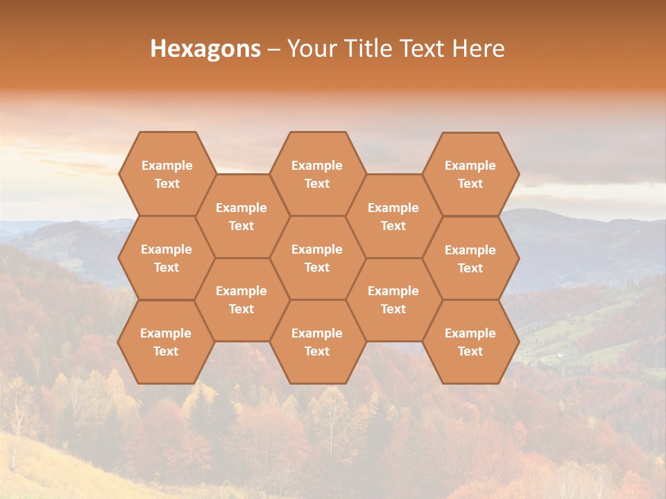 Morning Park Sunrise PowerPoint Template