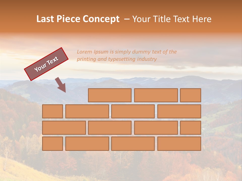 Morning Park Sunrise PowerPoint Template