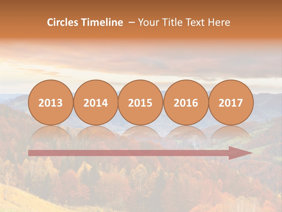 Morning Park Sunrise PowerPoint Template