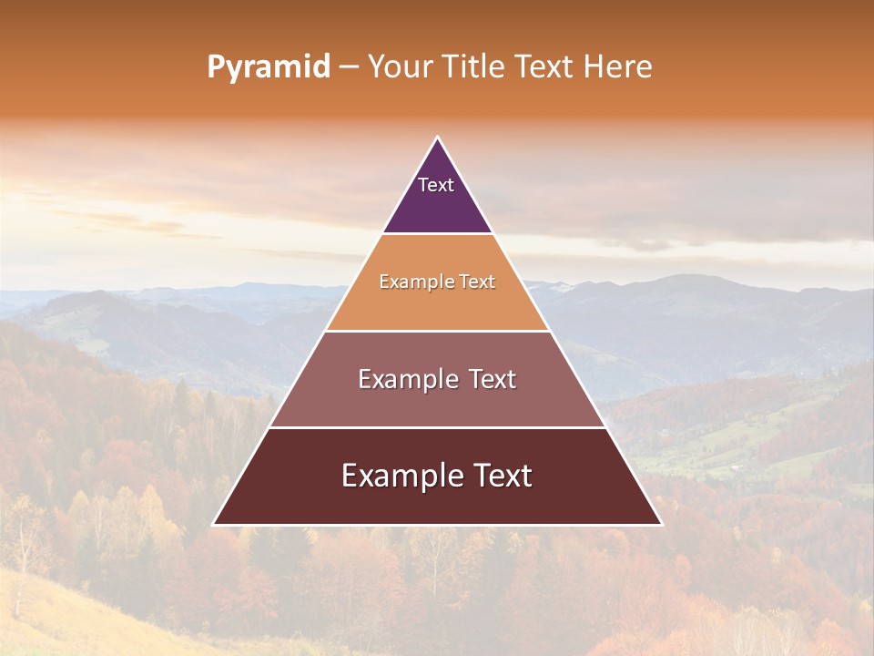 Morning Park Sunrise PowerPoint Template
