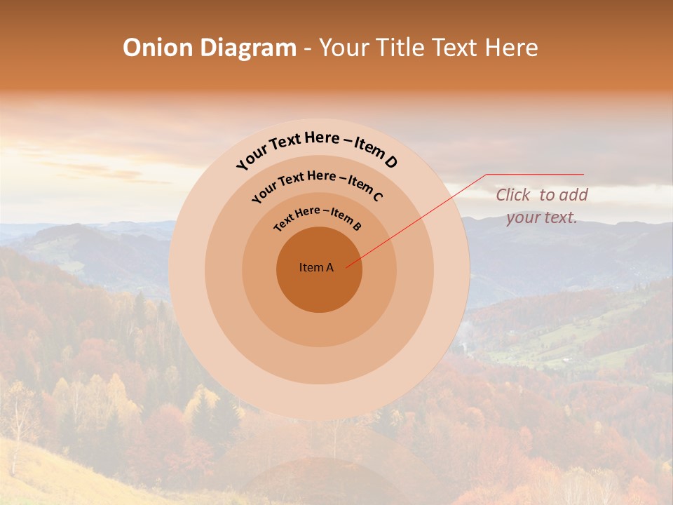 Morning Park Sunrise PowerPoint Template