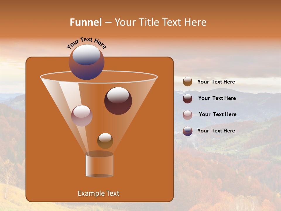Morning Park Sunrise PowerPoint Template