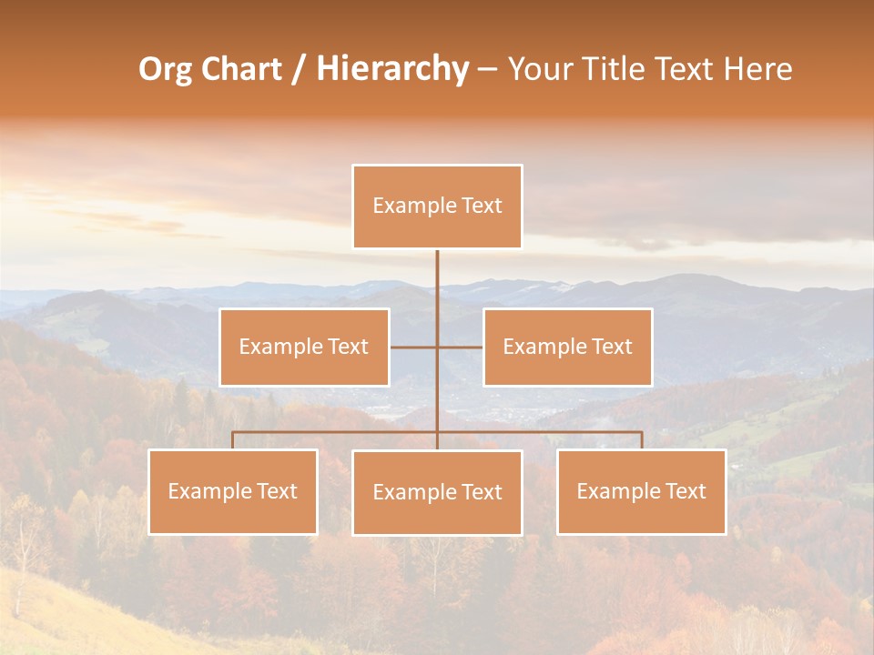 Morning Park Sunrise PowerPoint Template