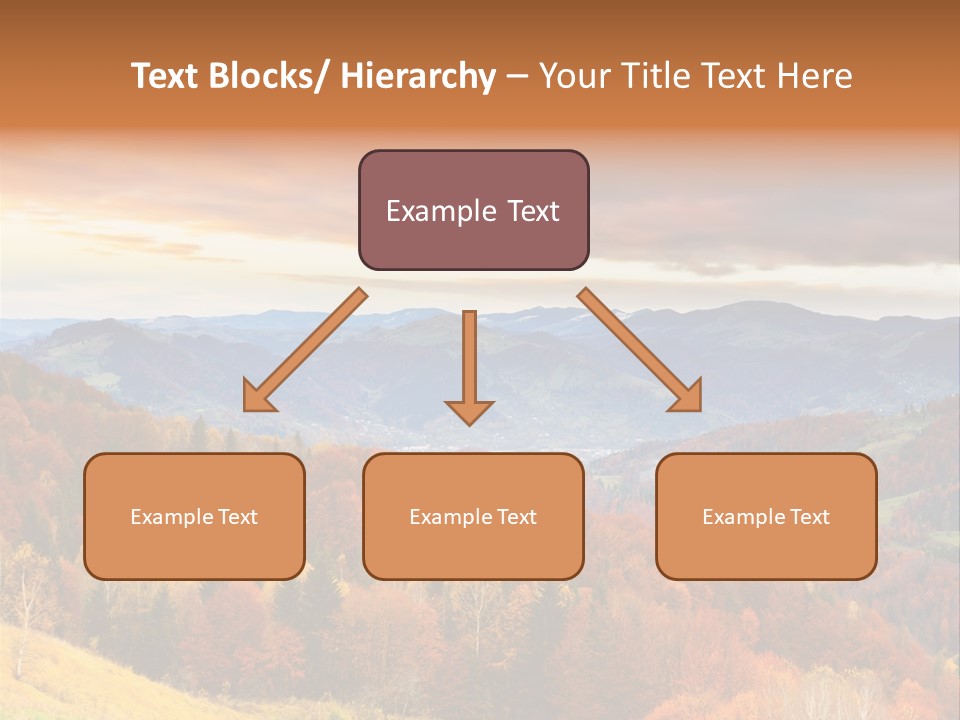 Morning Park Sunrise PowerPoint Template