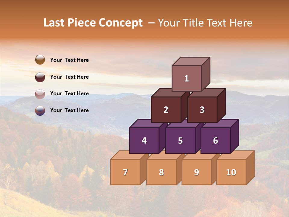 Morning Park Sunrise PowerPoint Template