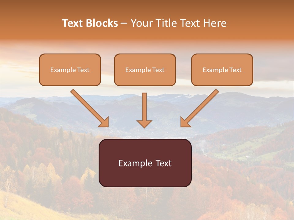 Morning Park Sunrise PowerPoint Template