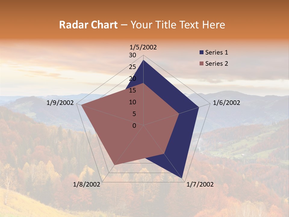 Morning Park Sunrise PowerPoint Template