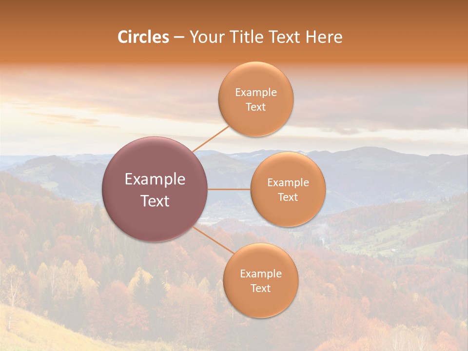 Morning Park Sunrise PowerPoint Template