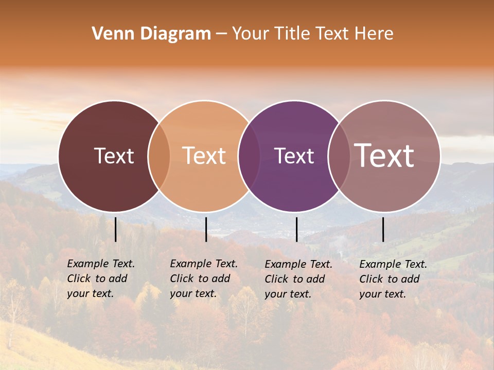 Morning Park Sunrise PowerPoint Template
