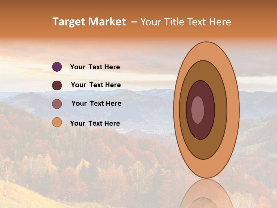 Morning Park Sunrise PowerPoint Template